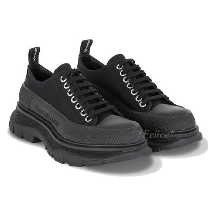関税負担なし☆Alexander Mcqueen Tread Slick レースアップ トレッドスリック レースアップ | ブラック | McQueen JP