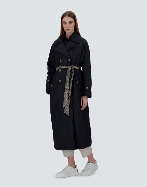 【HERNO】エコアージュとモノグラムルレックスのトレンチコート HERNO】エコアージュとモノグラムルレックスのトレンチコート