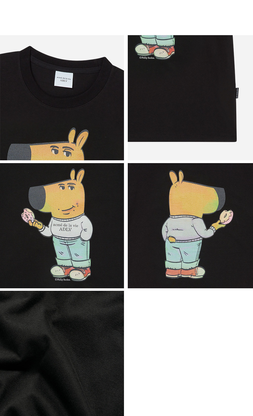 ADLV】 CHILL GUY DOUNUT SHORT SLEEVE T-SHIRT / 追跡付 (acme