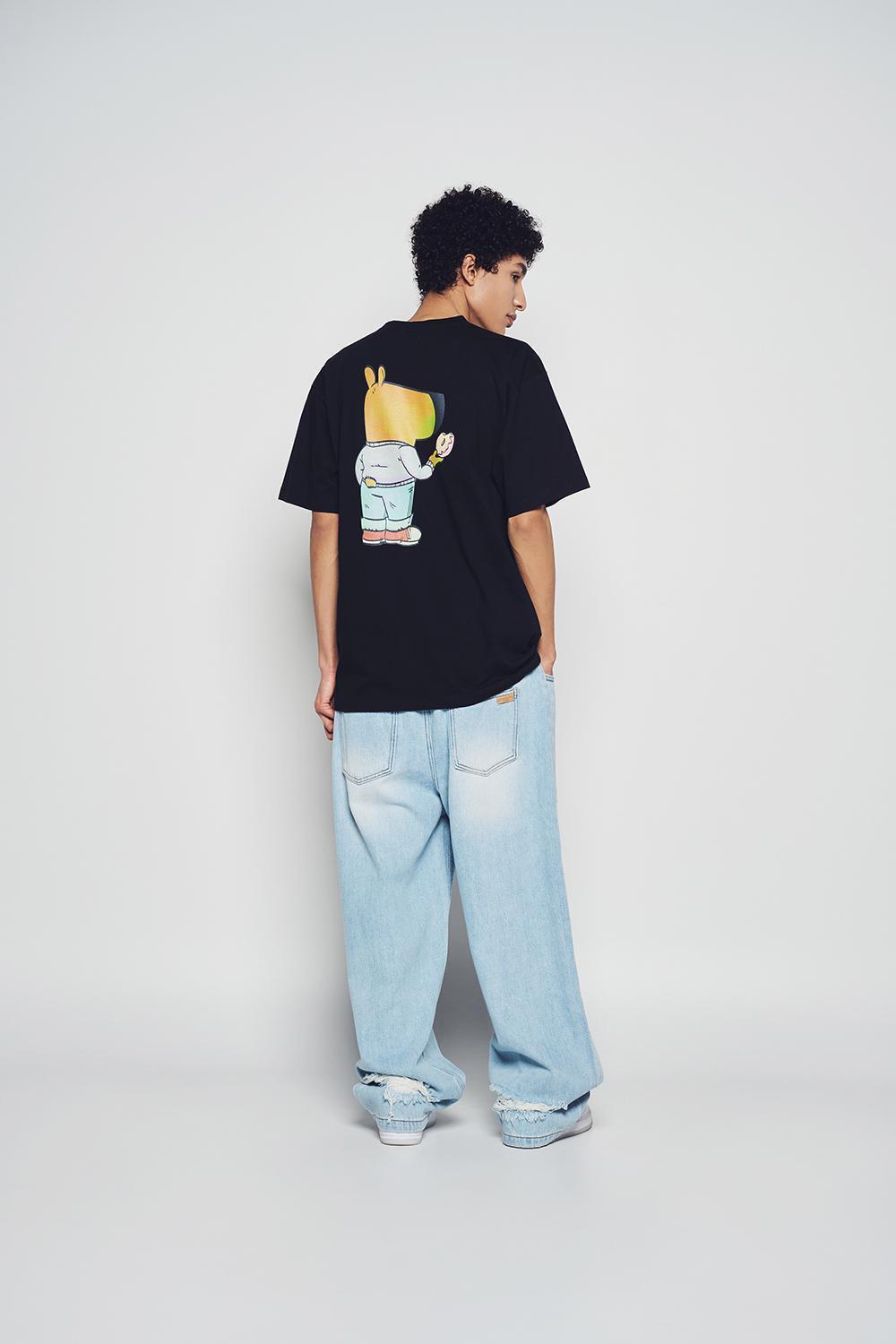 [ADLV] CHILL GUY DOUNUT SHORT SLEEVE T-SHIRT /追跡付 SEVENTEEN's DK (Dokyeom) Worn ADLV CHILL GUY DOUNUT SHORT
