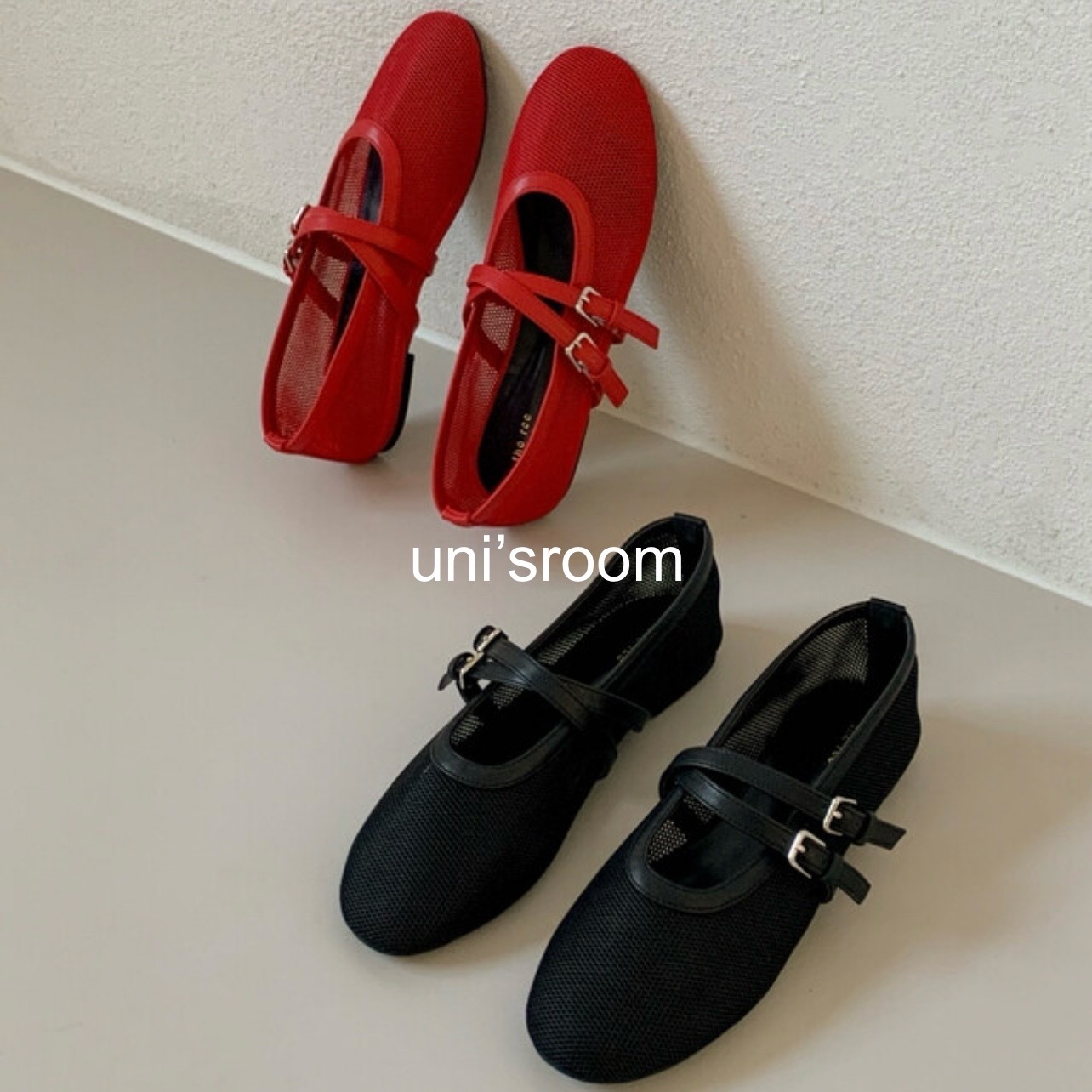 uni's room■2color ダブルメッシュシューズ SS-SS25-37