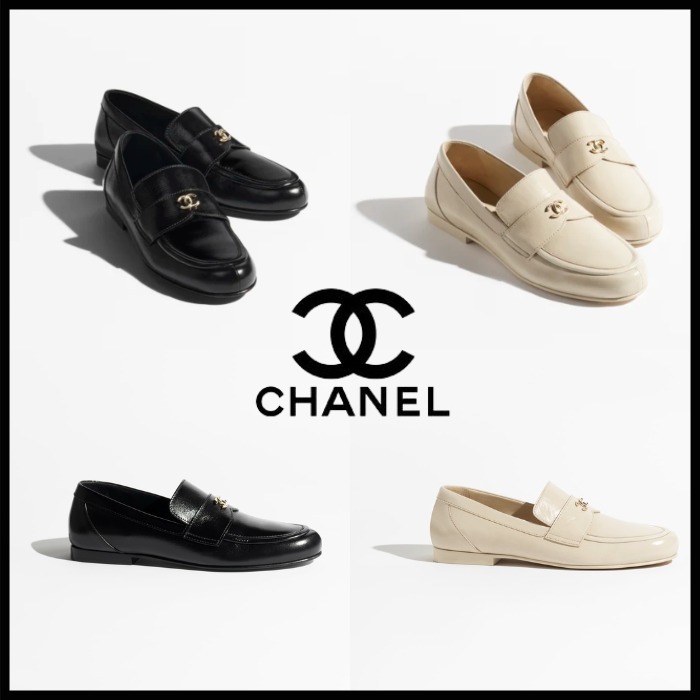 【洗練されたデザイン】CHANEL シンプル 上品 ローファー CCロゴ 洗練されたデザイン】CHANEL シンプル上品 ローファー CCロゴ