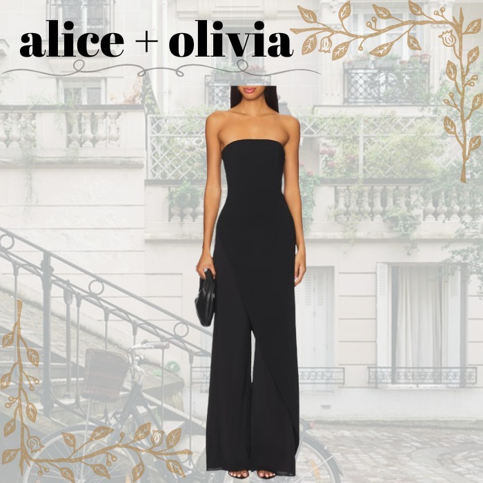 シック☆【alice+olivia】Alondra ストラップレスジャンプスーツ