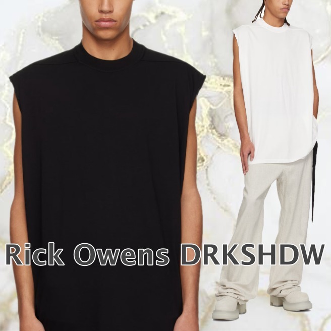 【Rick Owens DRKSHDW】ブラック Hollywood Tarp Tシャツ