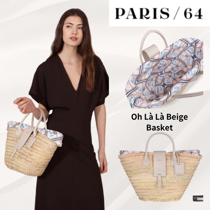 【送料関税込】大人気 PARIS/64 Oh La La Beige Basket