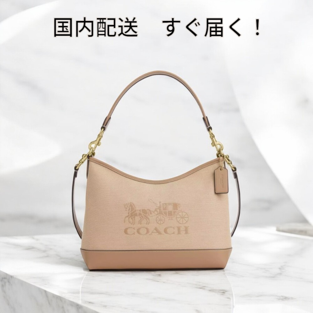 すぐ届く COACH ローレル ショルダー ホースアンドキャリッジ