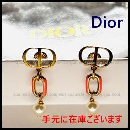 上品でかわいい♪【Dior】Dioriviera Petit CD ピアス☆