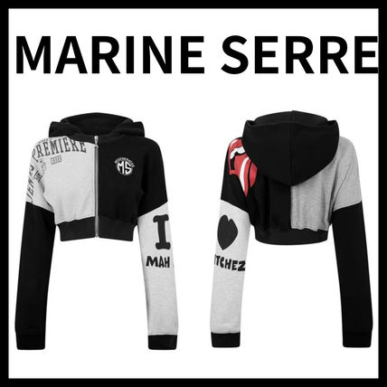 MarineSerre マリーンセル グラフィックプリントフーディ XS