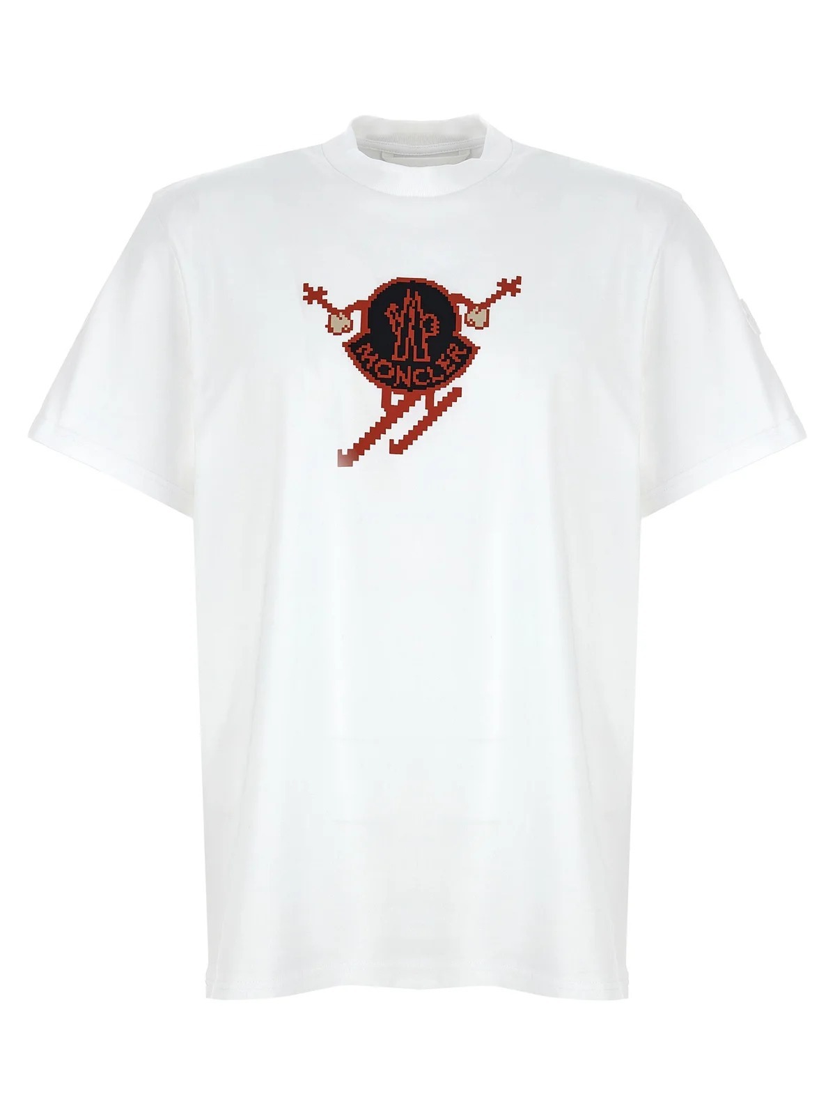 関税込☆VIP価格【MONCLER】ロゴ プリント クルーネック Tシャツ