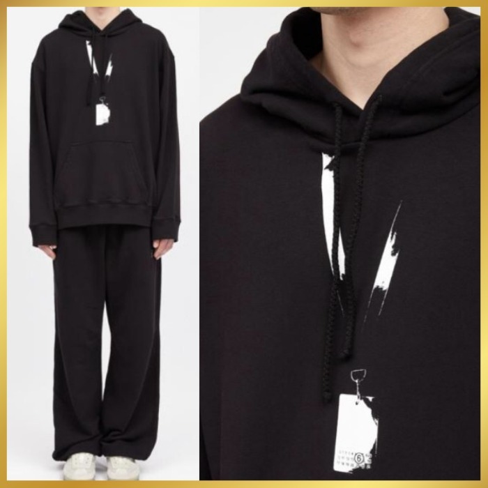 MM6 Maison Margiela■バックステージパスプリントフーディ