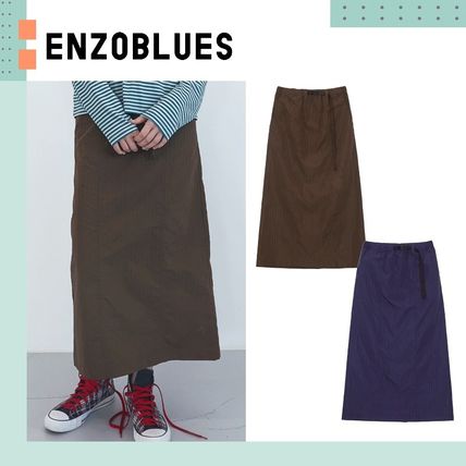[ENZO BLUES] シアサッカー シャーリング スカート ENZO BLUES(エンゾーブルース) スカート(レディース) - 海外通販