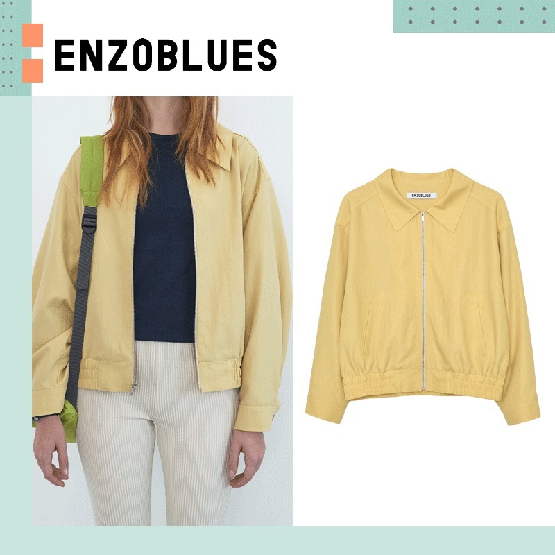ENZO BLUES ♥ Plain blue jean jacket / 追跡付