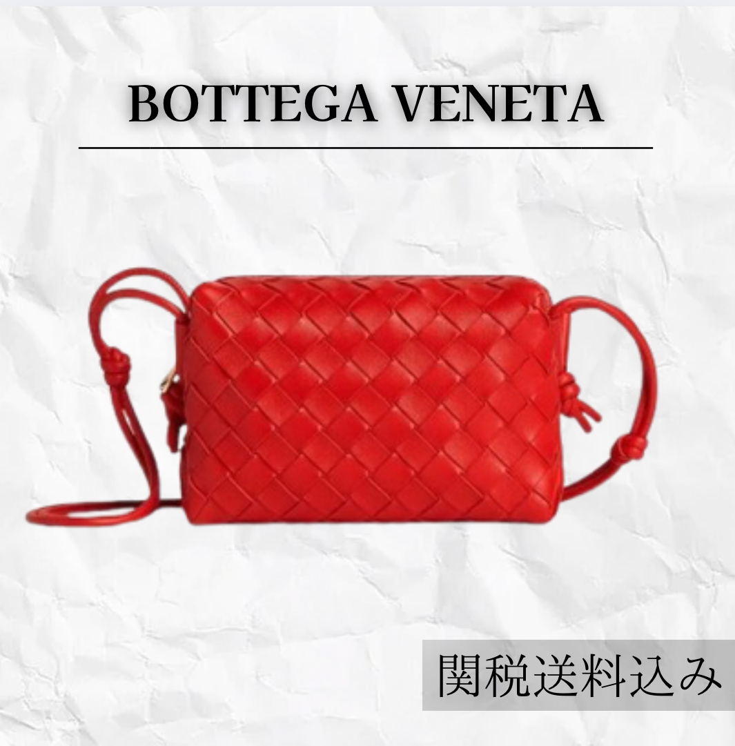 BOTTEGA VENETA ショルダーバッグ レッド