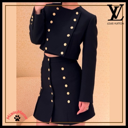 【シンプル♪シックなフォルム】LouisVuitton★トリムジャケット