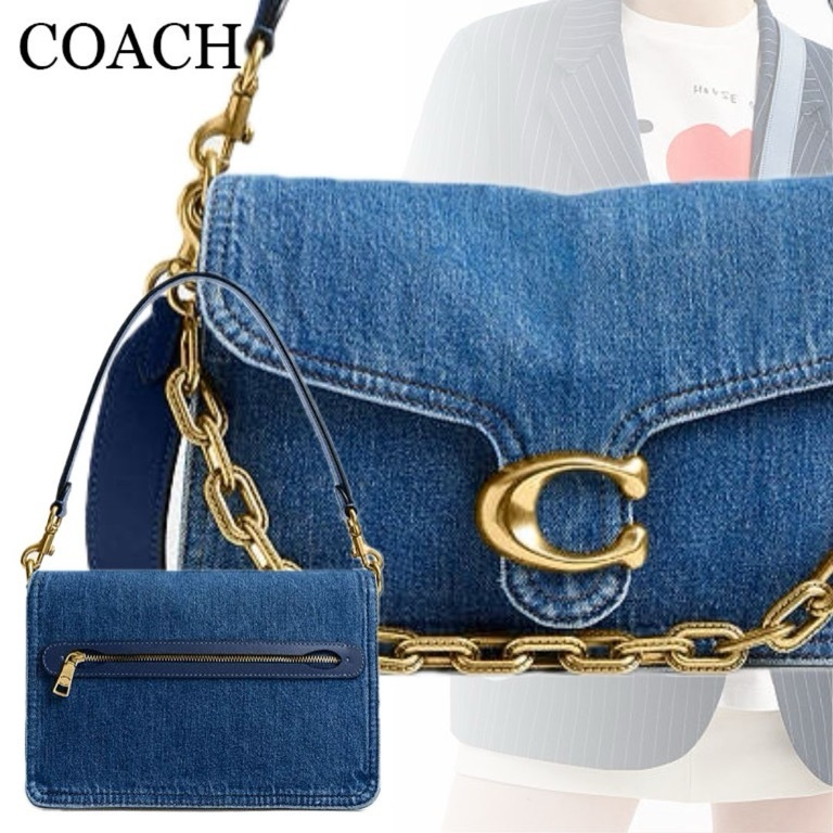 すぐ届く*COACH*コーチ*チェーン タビー ショルダー バッグ
