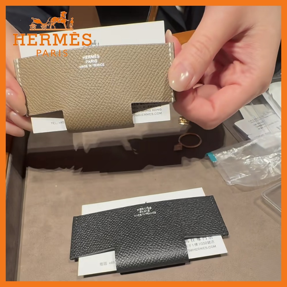 【シンプルで使いやすい☆】HERMES カードケース H Pocket