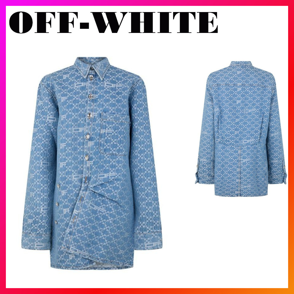 関税送料込み♦OFF-WHITE ミニシャツドレス