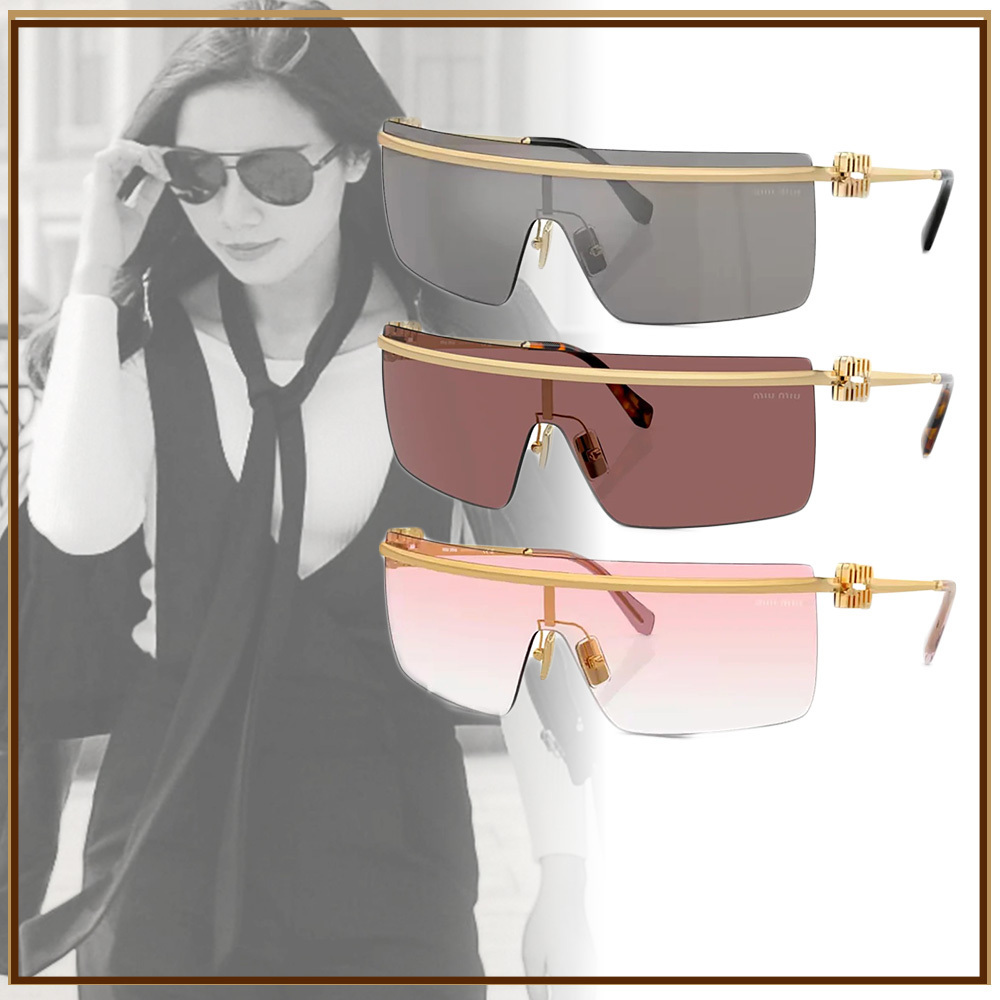 【送料,関税込】MIU MIU サングラス MU53TS MIU MIU】ロゴ レディース サングラス 関税送料込み (MiuMiu