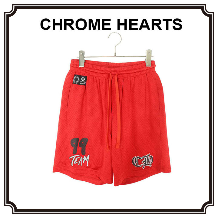 【CHROME HEARTS】CHプリント メッシュハーフパンツ