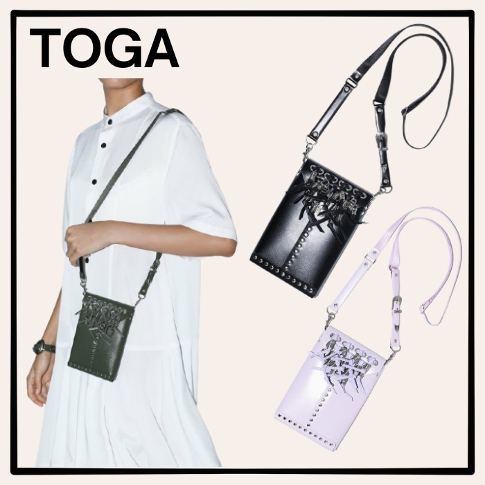 【TOGA】トーガ Leather shoulder pouch ショルダーバッグ