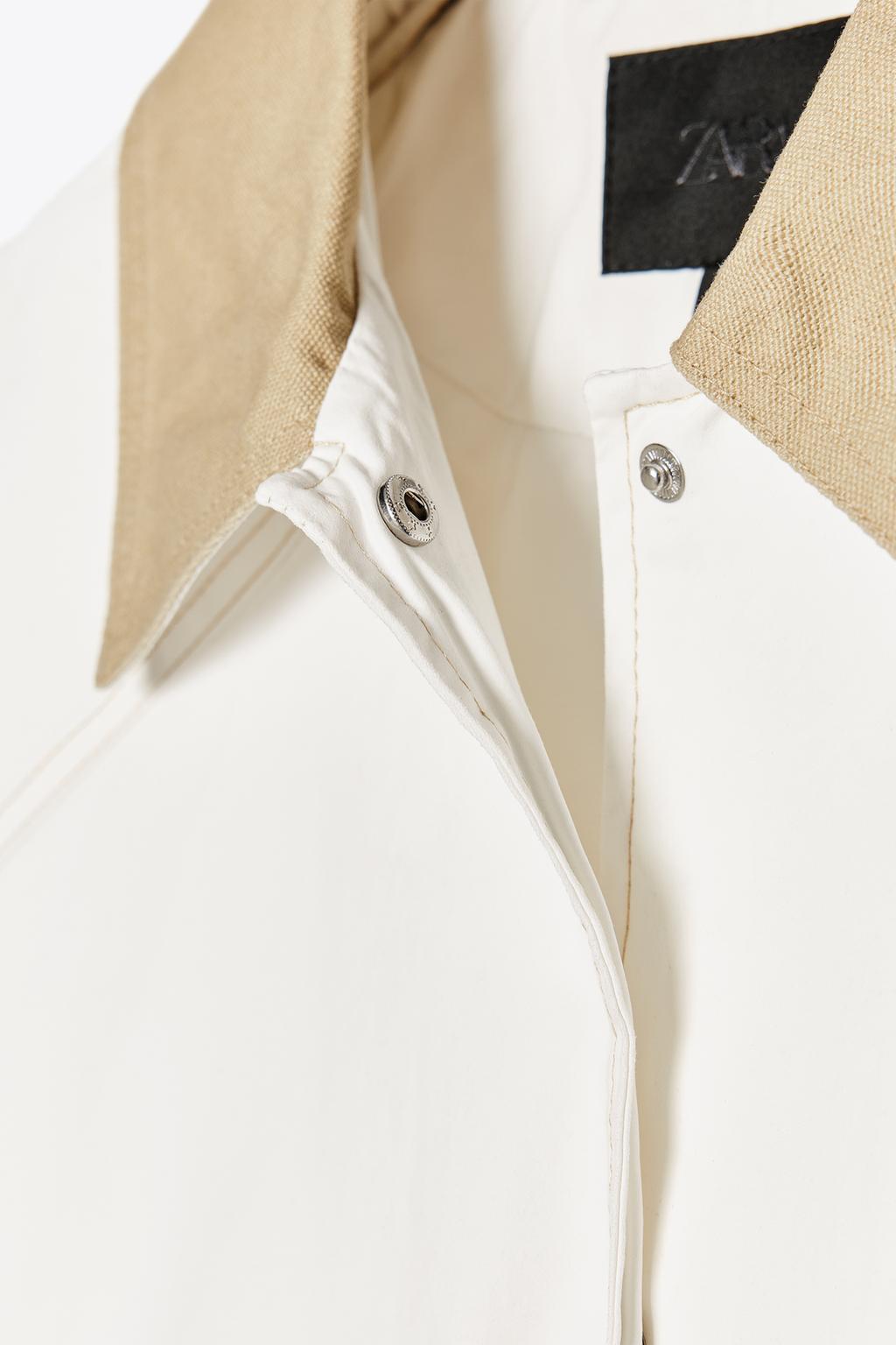 ☆ドイツ発*ZARA*新作*コントラストカラーワックスジャケットH☆ ZARA コントラストカラー ワックス ジャケット 4341/776 (ZARA