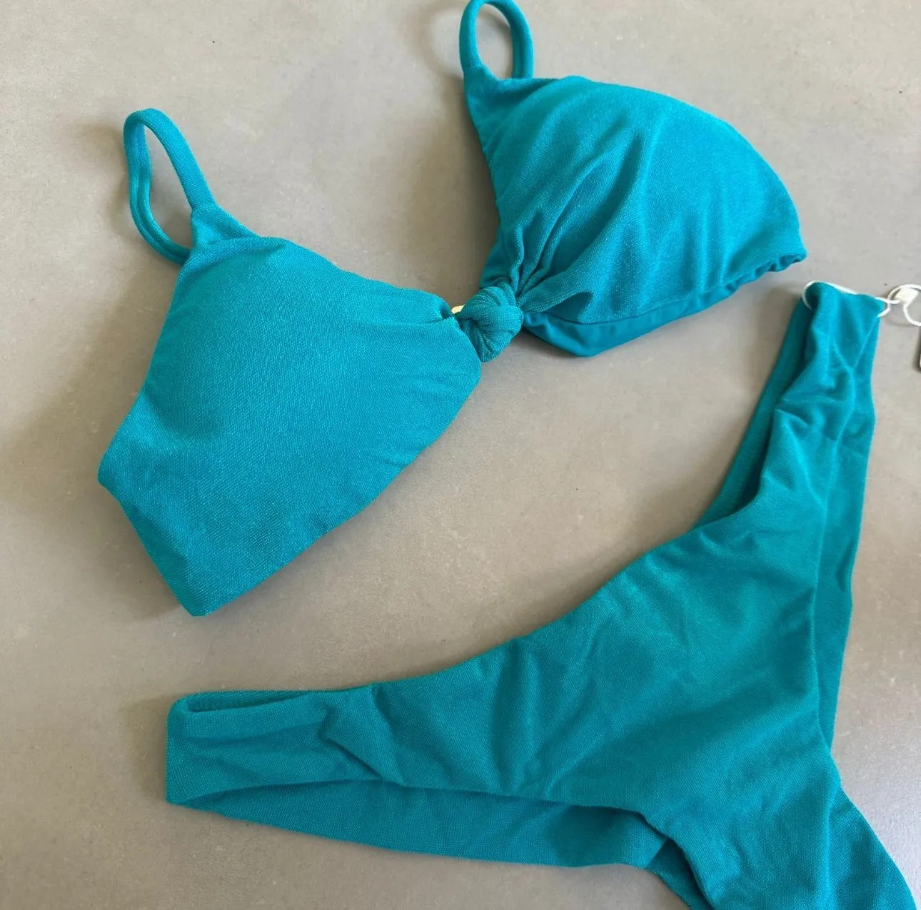 国内発即納sale◆santa monica◆人気ターコイズ♪カップ取外し可