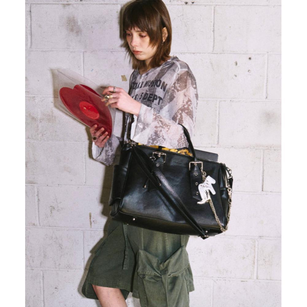 ☆SAND MUSEUM☆ ROVER TOTE BAG Black SM2A0001