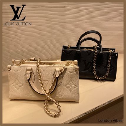 旬のモード感☆LOUIS VUITTON☆オンザゴー PM ブラック オンザゴー PM モノグラム・アンプラント｜ルイ・ヴィトン 公式