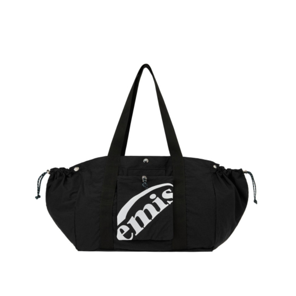 ■EMIS■ PACKABLE NYLON TOTE BAGBLACK m1037_1334620