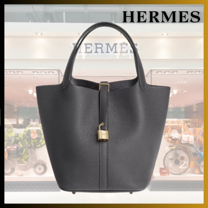 【Ardoise × シャンパンGold金具】HERMES ピコタンロック 22 MM