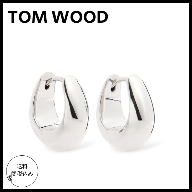 送料関税込【TOM WOOD】アイス スモール フープイヤリング