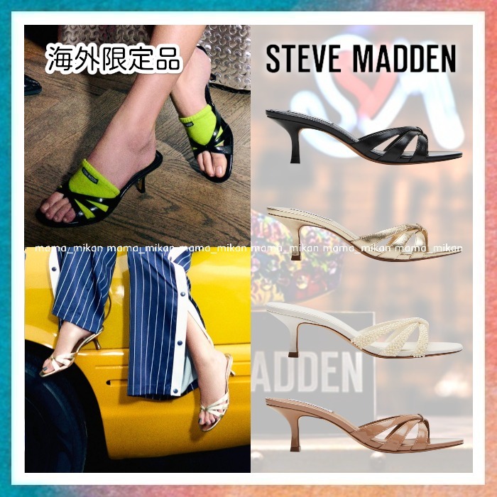【Steve Madden】Cary エレガントオープントゥサンダル