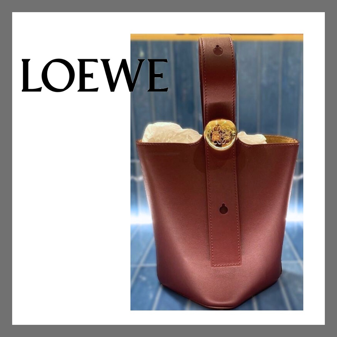 LOEWE ロエベ ペブル バケットバッグ ミニ ハンドバッグ