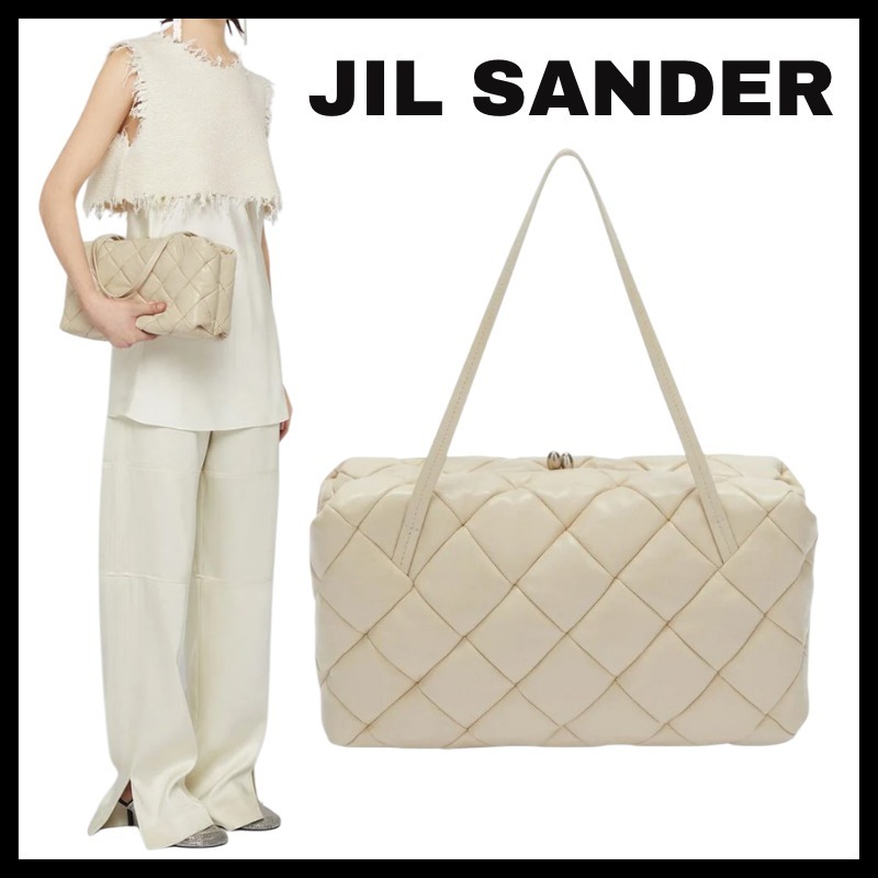 ★JIL SANDER★Goji Pillow キルティングレザーミディアムバッグ