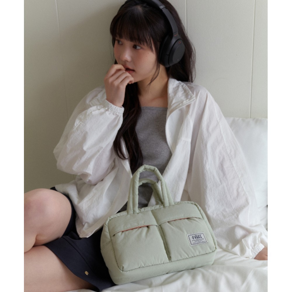 ■OVHEE■ Betty Nylon Tote BagPale Green P00000RN
