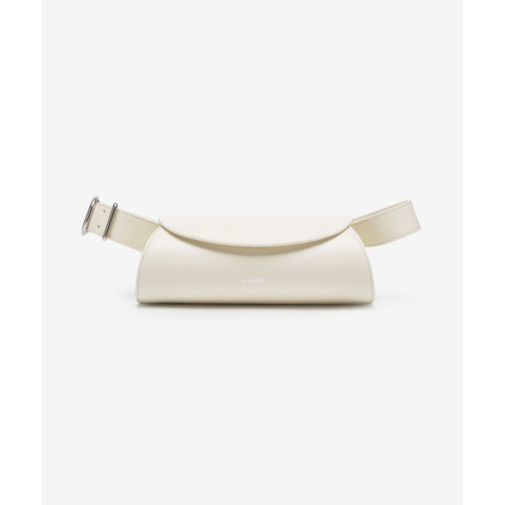 ■Jil Sander■ Mini Cannolo Shoulder Bag Eggshell J08WD0008P