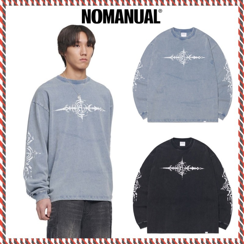 【NOMANUAL】25ss S.G WASHED LONG SLEEVE TEE