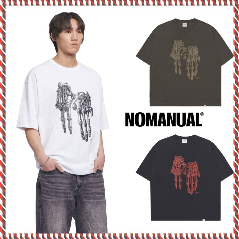 【NOMANUAL】25ss ROBOTIC HAND NM T-SHIRT