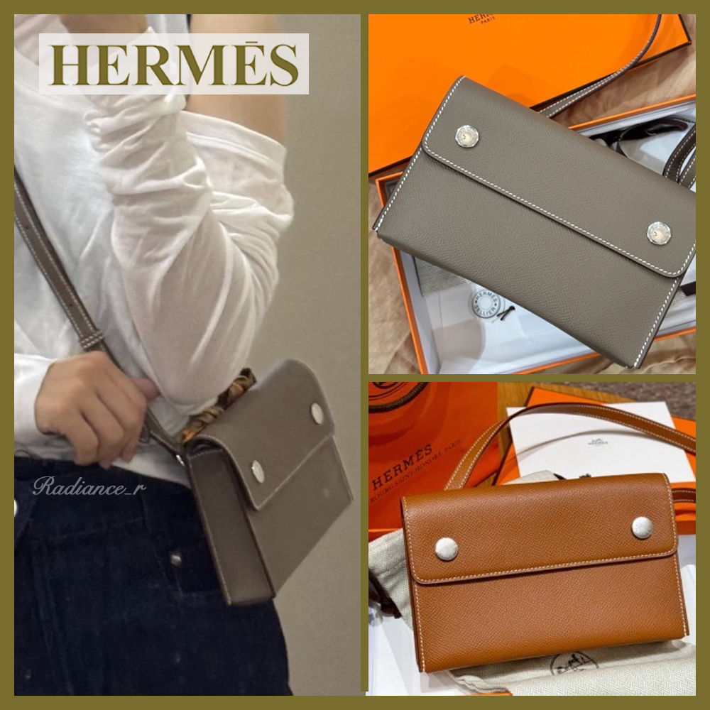 【シンプルで使いやすい★】HERMES Hermesnap wallet