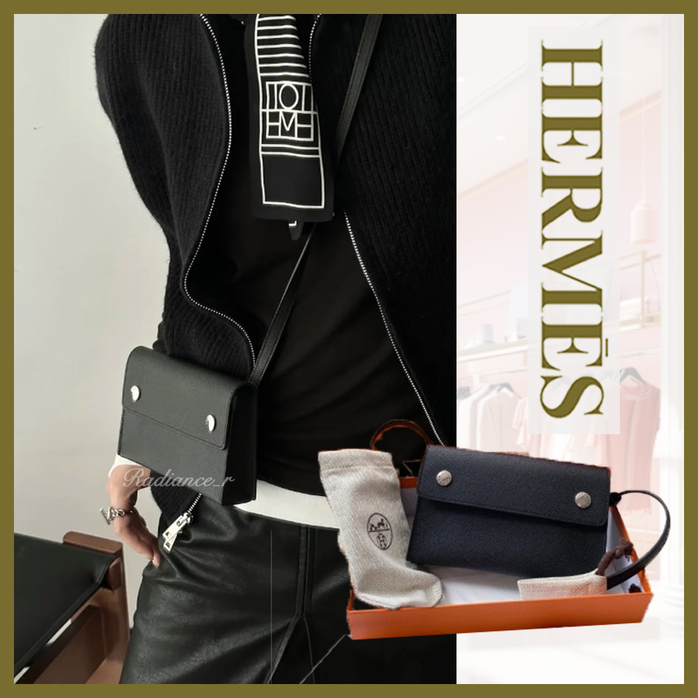 【シンプルで使いやすい★】HERMES Hermesnap wallet