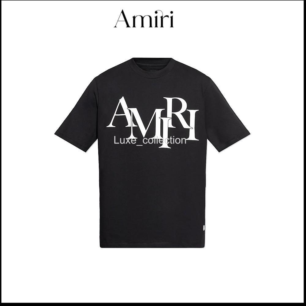 AMIRI☆VIP価格 ロゴプリントクルーネックTシャツ