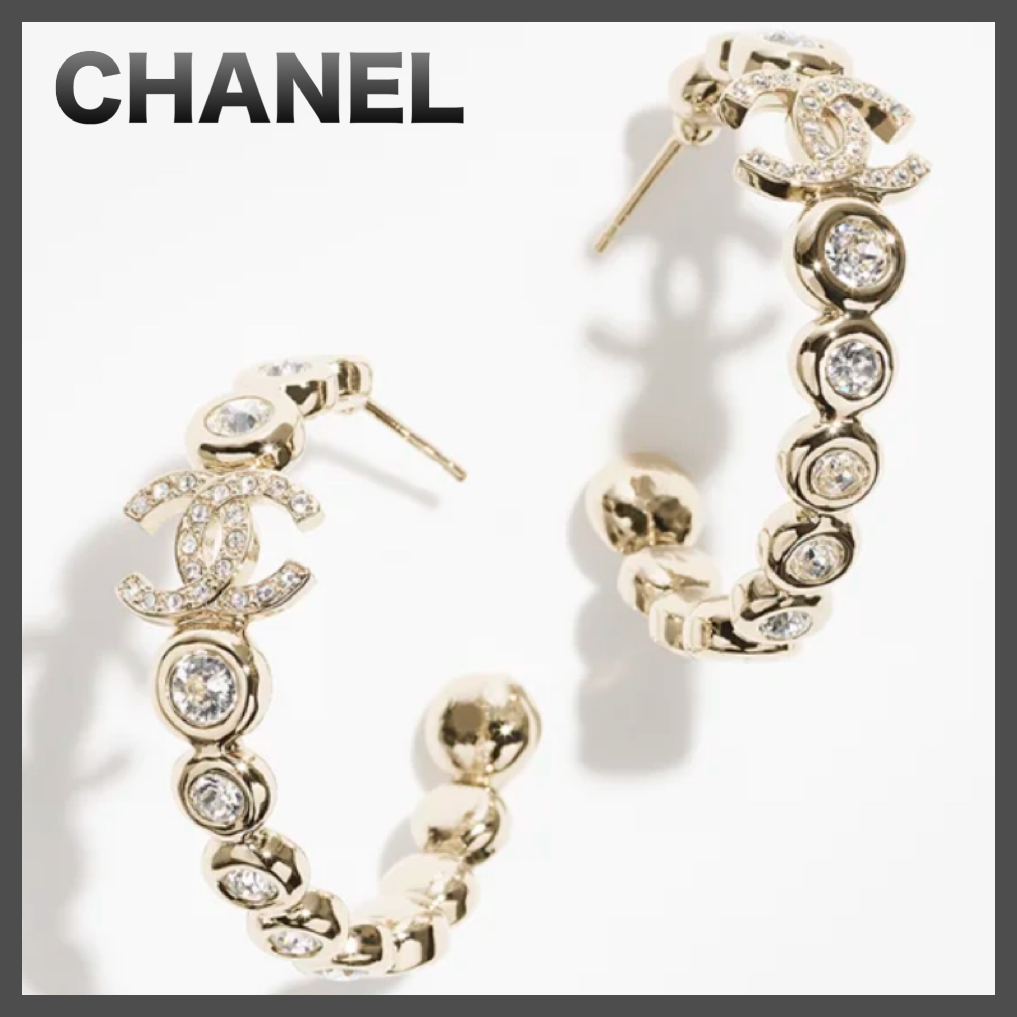 【ココ＆クリスタル♡】CHANEL ピアス