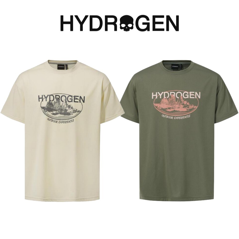 【HYDROGEN】 ★ Uni Round Graphic Graphic S/S T-Shirt ★