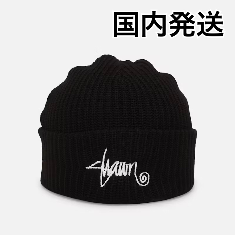 エスダブル S/Double 帽子 ビーニー ニット帽 ロゴ 国内発送