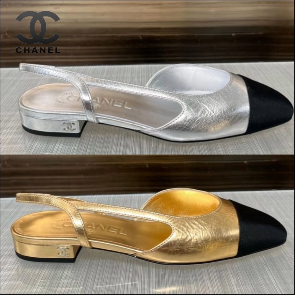 【お洒落な足元で輝く】CHANEL スリングバック