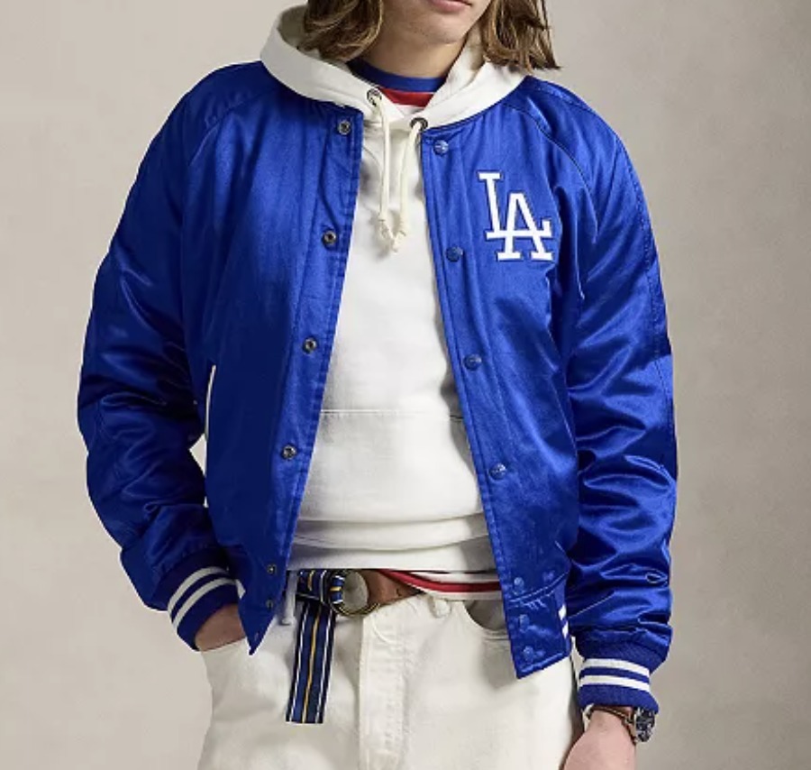 即完売【Ralph Lauren× MLB NY Dodgers】サテンジャケット