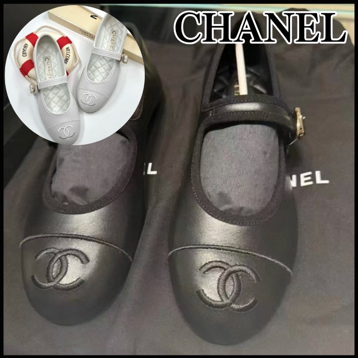 ◆キルティングで履きやすい♪◆CHANEL メリージェーン パンプス