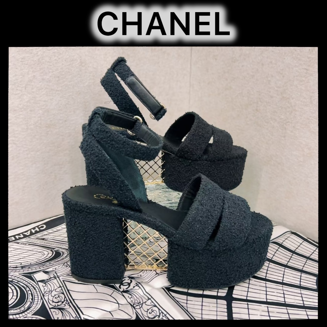 ★シックな装いに★CHANEL サンダル