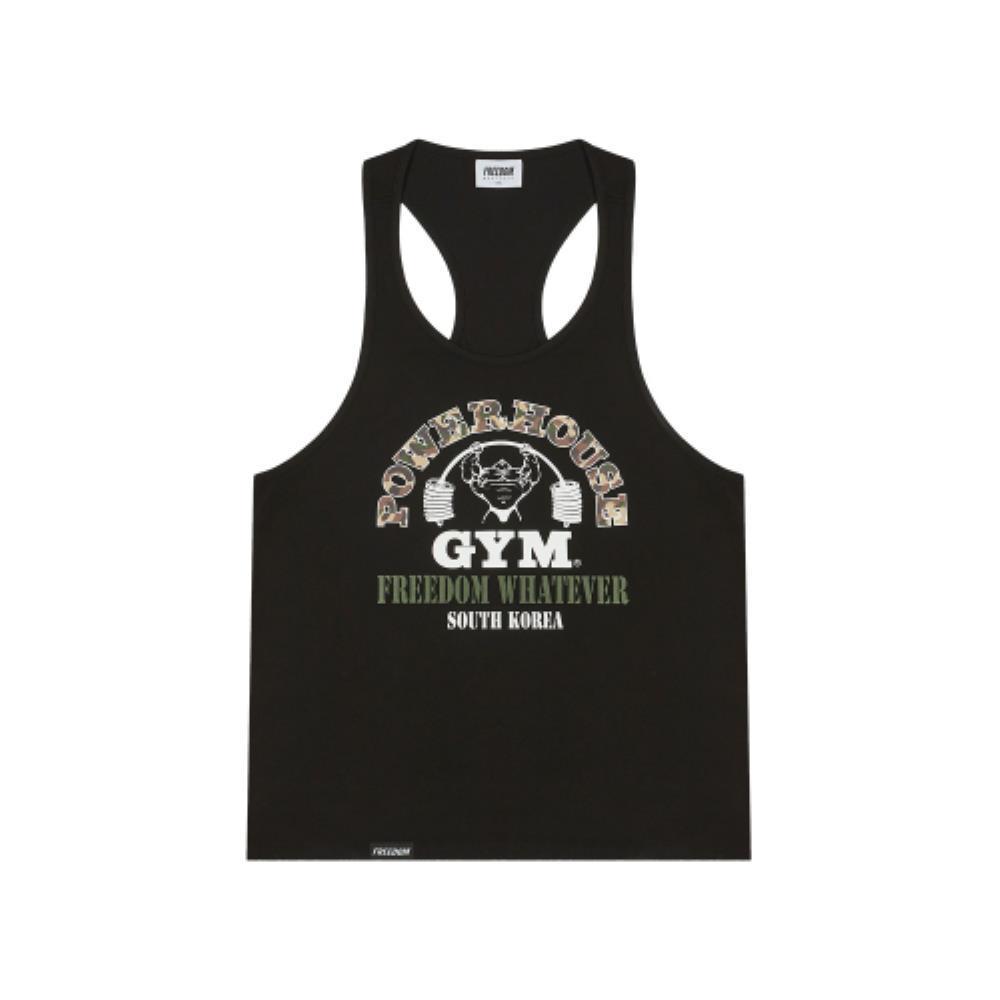 ☆FREEDOM☆ Powerhouse Camo Logo TBack Sleeveless Black PH24