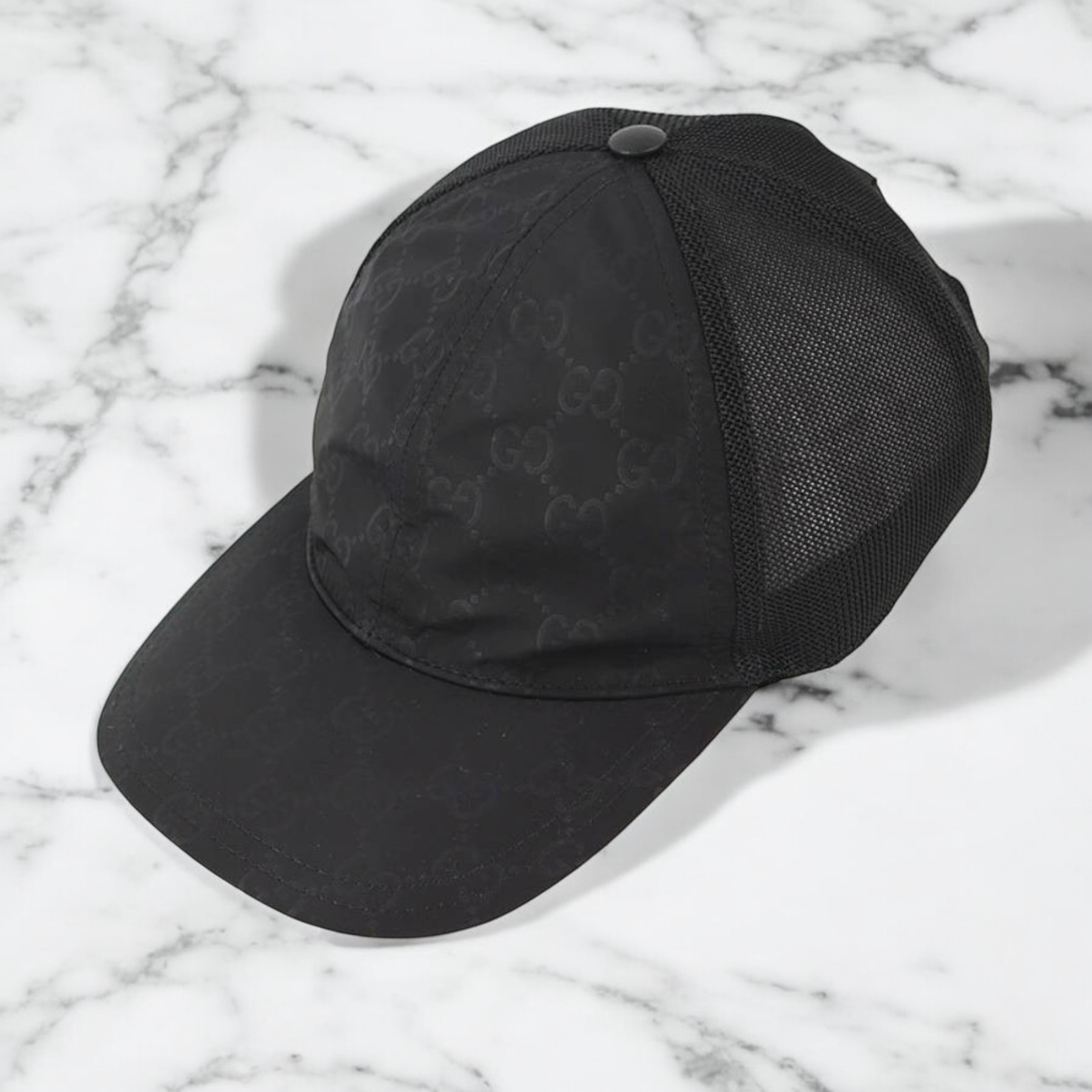 GUCCI》GG ベース メッシュ ボールキャップ ユニセックス キャップ
